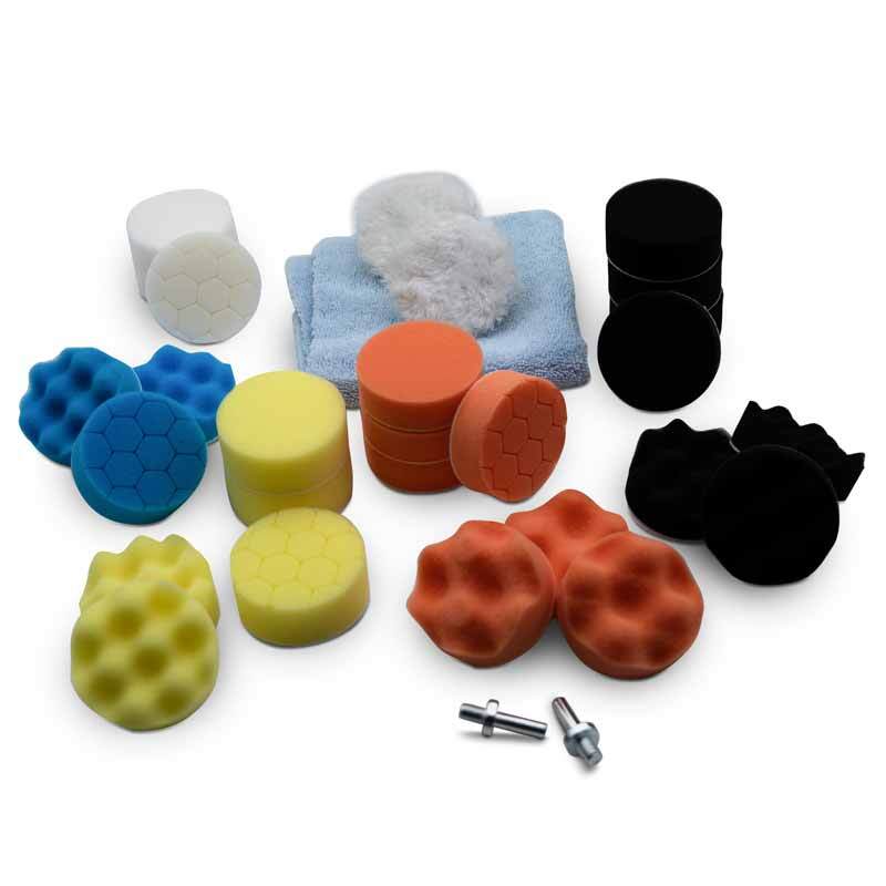 Area52 Polishing Pad Allround Set 75mm with Cloth